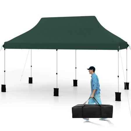 tenda pop-up con borsa da trasporto