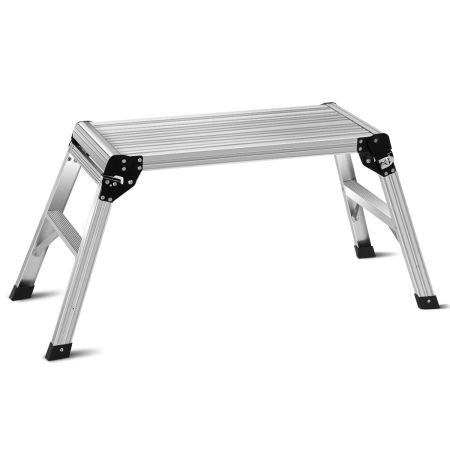sgabello step di alluminio con superficie antiscivolo