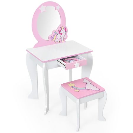 toeletta con sgabello per bambine carina