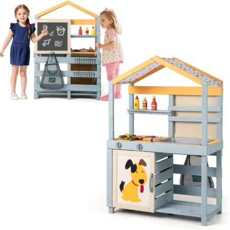 Barbecue con cibo e accessori per strumenti per maggiore comodità  