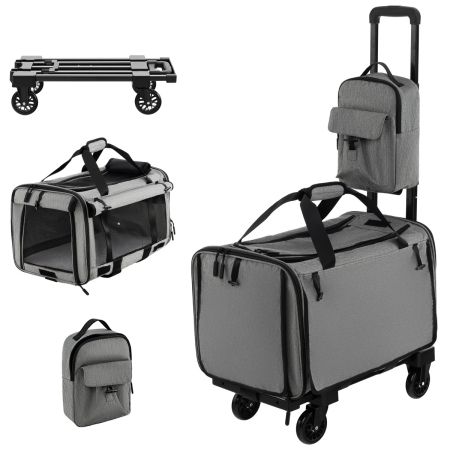 trasportino cane con ruote