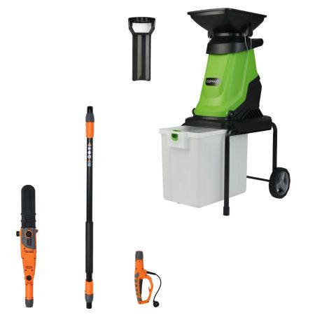 Trituratore elettrico per legno tritatutto e sega elettrica estensibile multi angolo