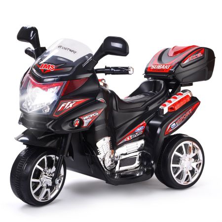 moto elettrica giocattolo a batteria 6 V con fari
