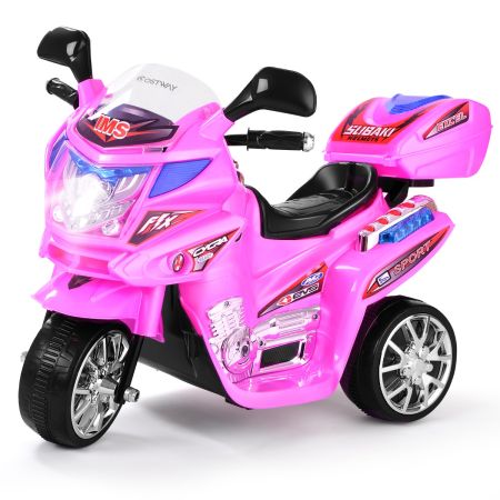 moto elettrica giocattolo a batteria 6 V con fari