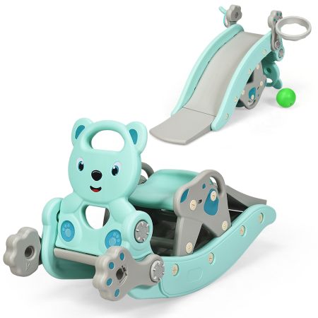 cavallo a dondolo con gioco con anelli
