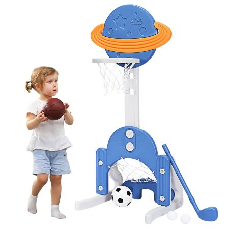 set canestro da basket con altezze regolabili