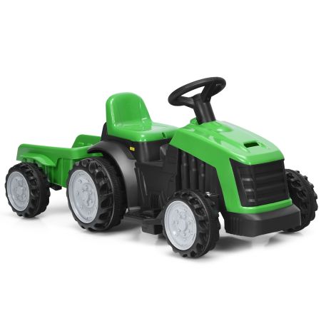 trattore 2 in 1 con rimorchio a batteria