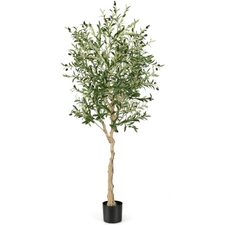 pianta di ulivo finta in vaso