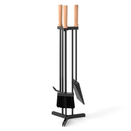 Set utensili camino 4 pezzi