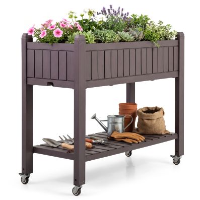 Fioriera In Legno NaturaHedge Hampton Classic 111,8 Cm – Per Interni/Esterni Con Piedini Rialzati E Rivestimento Drenante - 3