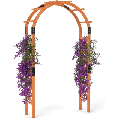 Graticci Da Giardino In Metallo, Griglia Per Piante Rampicanti, 85x190cm Schermo Traliccio Giardino, Per Piante Rose Di Supporto Arrampicata Decorazione Del Giardino(White,85x270cm/33.5x106.3in