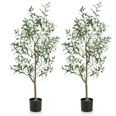 PIANTA IN VASO artificiale plastica pianta bonsai piante artificiali in vaso EUR 14,99 - IT