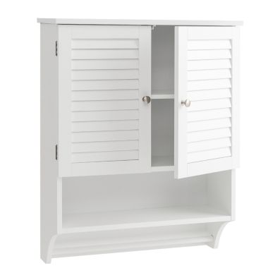 Armadio per bambini a 2 ante con ante in vetro, barra appendiabiti e ripiano regolabile, pannello laccato, bianco + legno naturale, 80 × 50 × 150 cm | Leroy Merlin