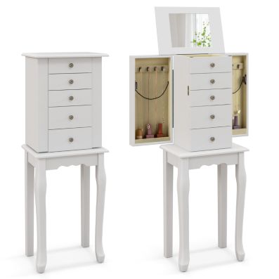Perfk Manichino Portagioelli Femminile – Resina Con Ganci Rimovibili – Espositore Per Anelli E Collane