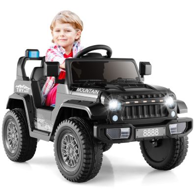 Auto elettrica per bambini con telecomando mp3 12v grigia