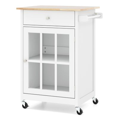 Carrello Bar a 3 Livelli, Carrello Portabevande con Portabicchieri, Portabottiglie, 8 Ganci e 2 Scatole Portaoggetti, Carrello di Vino per Cuc | Leroy Merlin