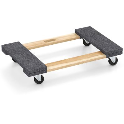 Carrello a due ripiani Fervi C009 con piano in legno, portata 150kg [C009