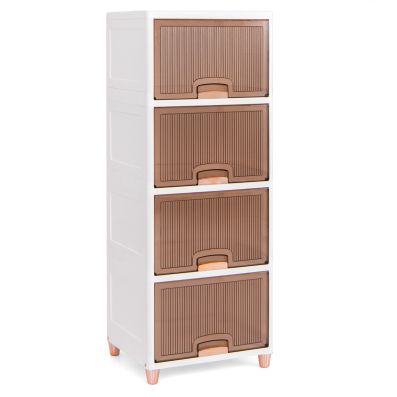 LCG Contenitori Pieghevoli Impilabili 3 Livelli Con Coperchi E Ante – 48L X3, Con Ruote – Organizer Per Casa, Ufficio, Dormitorio