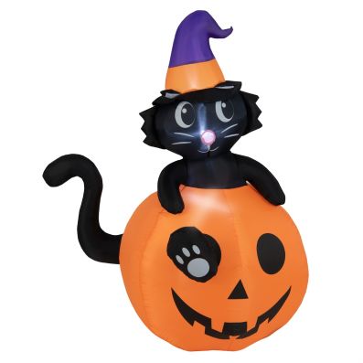 Gonfiabile Halloween Albero Infestato Con Fantasmi E Zucche Con Luci A Led 240cm