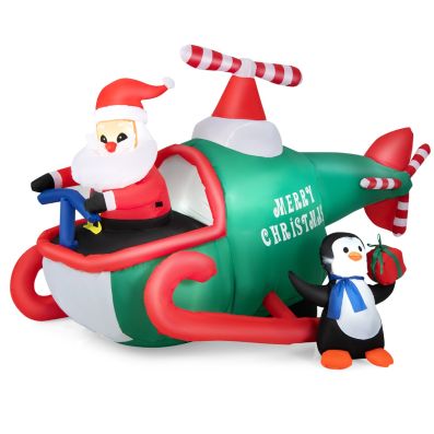 Yosager – Decorazione Gonfiabile Per Il Ringraziamento – Tacchino Con Cappello Da Pellegrino Alto 1,8 M – Luci LED - 4