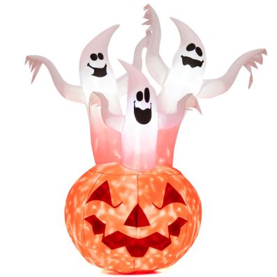 Gonfiabili Halloween per Esterni Lunghe 8 Piedi Zucche Infestate