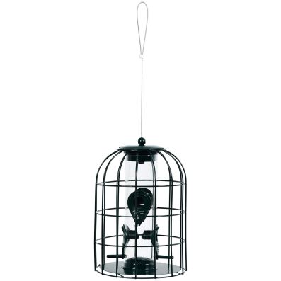 Buteafly Mangiatoia Per Uccelli A Prova Di Scoiattolo - Capacità 2,3 Kg - Design In Metallo - Da Appendere In Giardino