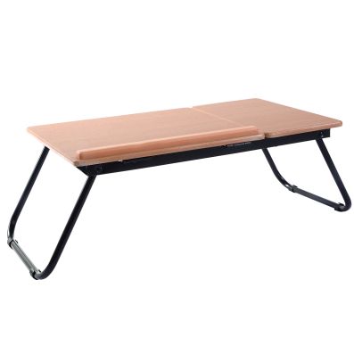 Tavolo per Mobilità Sopra Il Letto con Ruote, Tavolo Multifunzionale per Lavoro Tavolino da Letto Scrivania per Computer A Croce Regolabile in Altezza 65-95cm E Lunghezza 115-210cm(Color:Bianco