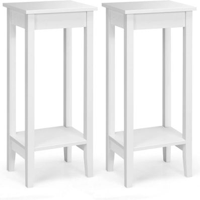 Tavolino A C Vagusicc Con Borsa Portaoggetti, Per Divano E Letto, In Metallo E Legno, 71x29x41 Cm, Per Piccoli Spazi - 2