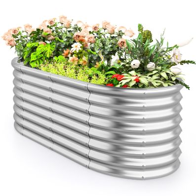 COSTWAY Traliccio Ad Arco Da Giardino Per Piante Rampicanti – Supporto In Metallo Rivestito PE, Alto 230 Cm, Regolabile