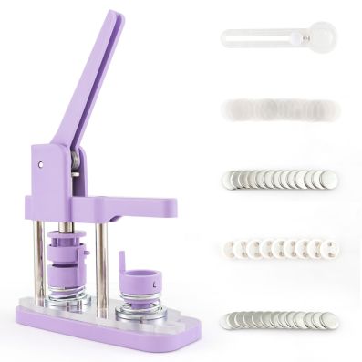 Macchina Per Creare Bottoni E Badge Da 55 E 35 Mm, Kit Completo Per Bambini Con 36 Parti, Adesivi E Taglierina Circolare, Fai Da Te