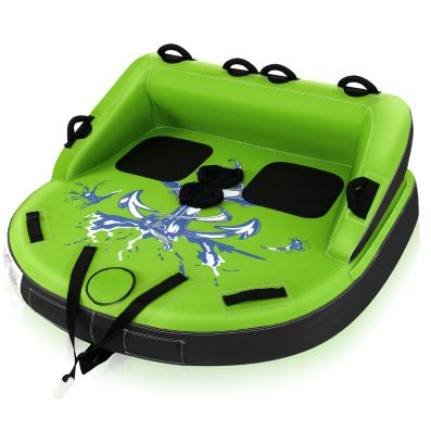 VEVOR Tubo Trainabile per Barche Capienza ca. 1-3 Persone Tappetino Gonfiabile per Barche Attivita Acquatiche Carico max. 231 kg, Tubo Trainabile per Sport Acquatici Gommone Gonfiabile Feste Nautica