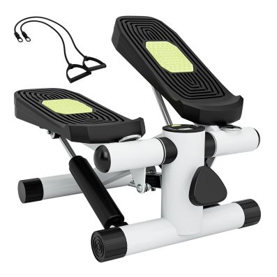 Mini Stepper Per Esercizi A Casa Con Fasce Di Resistenza - Capacità 150 Kg, Display LED