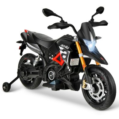 Moto elettrica per bambini AIYAPLAY, moto per bambini da 6V