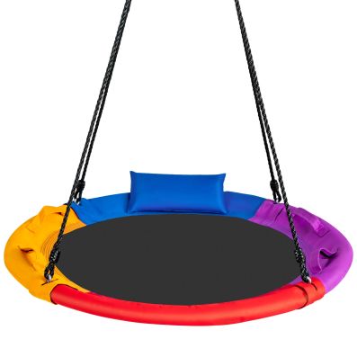 COSTWAY Altalena Basculante per Bambini, Altalena Saliscendi a 360° con