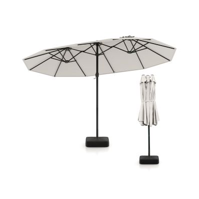 Baldacchino Di Ricambio Per Ombrellone Da Patio 9FT (8 Stecche) - Tessuto Poliestere 500D Con Protezione UV - Antivento E Rinforzato