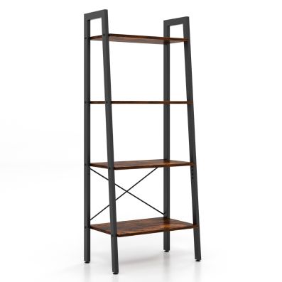Scaffale Libreria In Acrilico 4 Ripiani – Trasparente, Per Libri, CD, Film – Ideale Per Camera, Ufficio, Soggiorno - 3