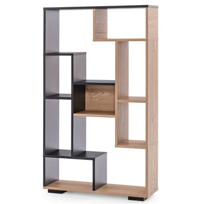 GIANTEX Libreria Mobile Portaoggetti a 8 Cubi, Scaffale Portaoggetti Camera da Letto con Kit Antiribaltamento, Libreria Autoportante in Legno per Soggiorno, Ufficio, 60 x 20 x 120 cm (Bianco