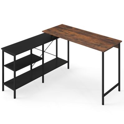 Scrivania Per Computer 120 Cm Con Ripiano Laterale Regolabile, Luci RGB 20 Colori E Hub Alimentazione Con Prese USB - Postazione Gaming/Ufficio Domestico - 2