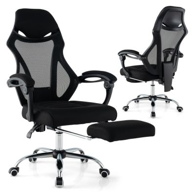Sedia Ufficio Ergonomica In Rete Con Braccioli Ribaltabili E Supporto Lombare - Comoda E Salvaspazio