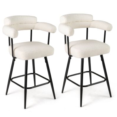 Sim luxury 4 sedie da cucina imbottite con gambe in legno di faggio