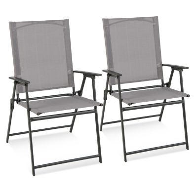 Set Di 2 Sedie Pieghevoli Multiuso – HDPE E Acciaio, Aperte 40x40x76 Cm – Per Ristoranti, Esterni, Conferenze, Picnic – Facili Da Riporre - 5