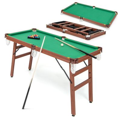 COSTWAY Carrello Porta Palline da Tennis, Carrello da Tennis Pieghevole in Alluminio con Ruote Frenate, Borsa Rimovibile Tasche Laterali, Borsa per Trasporto, Max 150 Palline Tennis (Rosso