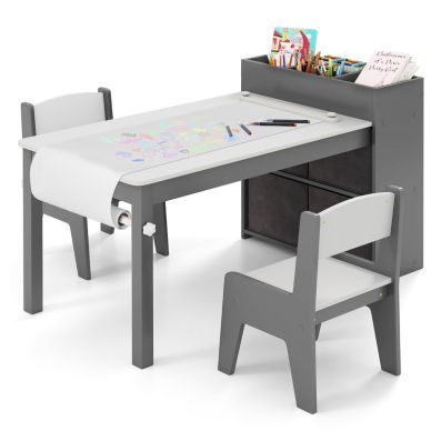 OOOK Tavolo E Sedie Per Bambini: Il Set Fai Da Te Con Vano Portaoggetti Per Cameretta E Asilo