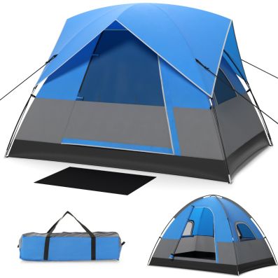 Tappetino Impermeabile Da Campeggio WILDROOTS 3,5x3,5m - Telo Portatile In PE Per Tenda, Picnic, Spiaggia - 2