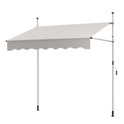 Tenda da sole per balcone con sistema a caduta Colore ECRU 250x250 cm