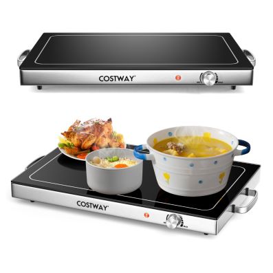 VEVOR Scaldavivande Con 5 Vassoi 7,6 L, 1700 W, Buffet Riscaldato In Acciaio Inox Griglia In Vetro Temperatura Regolabile 30 85 C Scaldare I Pasti 93412239