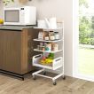 Shally Dogan Mobile da Bagno con 4 Ruote Girevoli a 360°, Carrellino