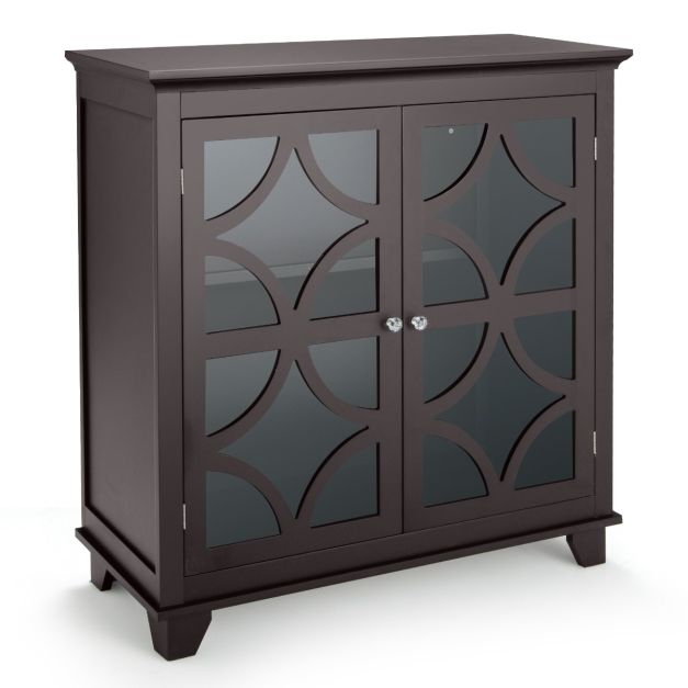 COSTWAY Credenza Grigio: Mobile Buffet Con Ante E Cassetti Per Una Casa Ordinata