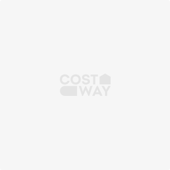 Costway Mini frigo portatile 10 L AC/DC con specchio LED, Frigorifero compatto termostatico per auto e casa Bianco